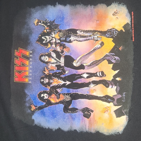 Gildan Shirts Kiss Destroyer Album Cover Art Shirt Poshmark